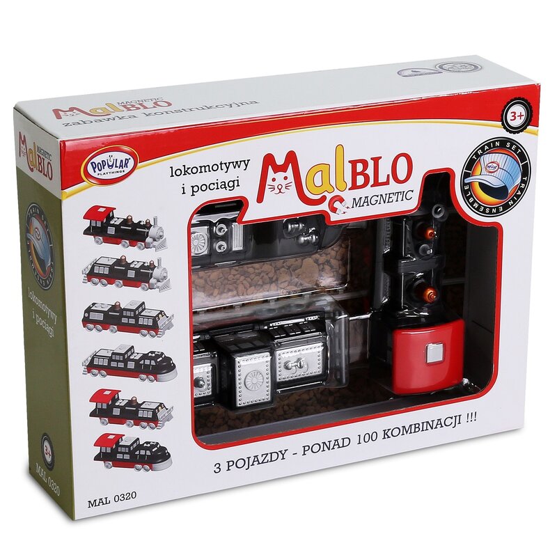 Pociąg MALBLO Magnetic Lokomotywy i pociągi MAL 0320