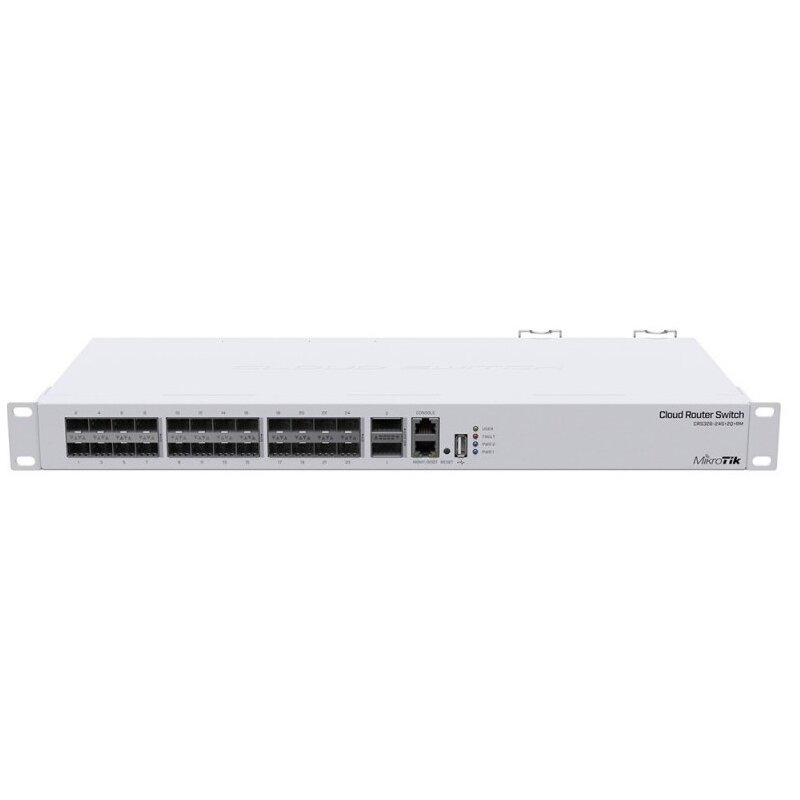 Switch MIKROTIK CRS326-24S+2Q+RM UK Version Fast Ethernet, 27 portów, Zarządzalny