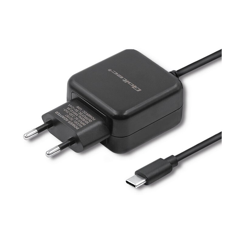Qoltec 50197 USB-C 12W Czarny