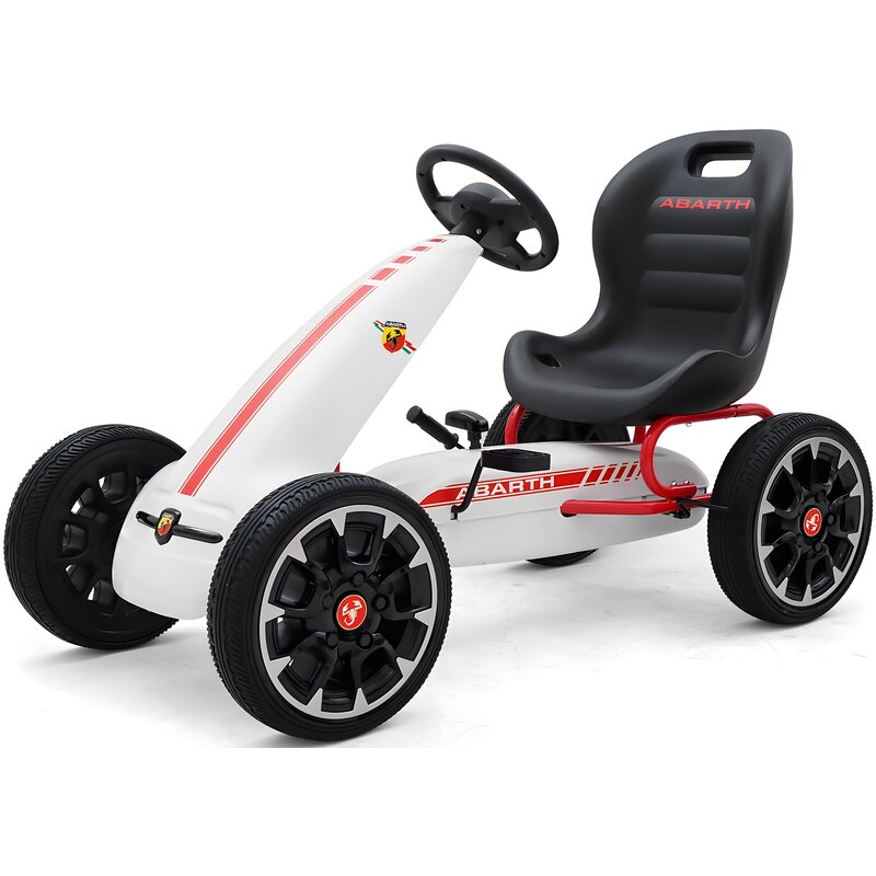 Gokart na pedały MILLY MALLY Abarth Biały
