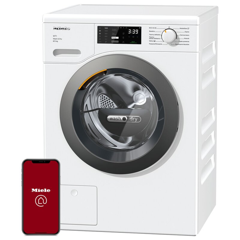 Pralko-suszarka MIELE WTD160 WCS 60 cm Sterowanie smartfonem