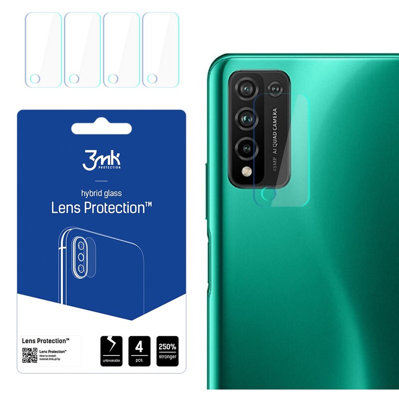 Szkło hybrydowe na obiektyw 3MK Lens Protection do Honor 10X Lite