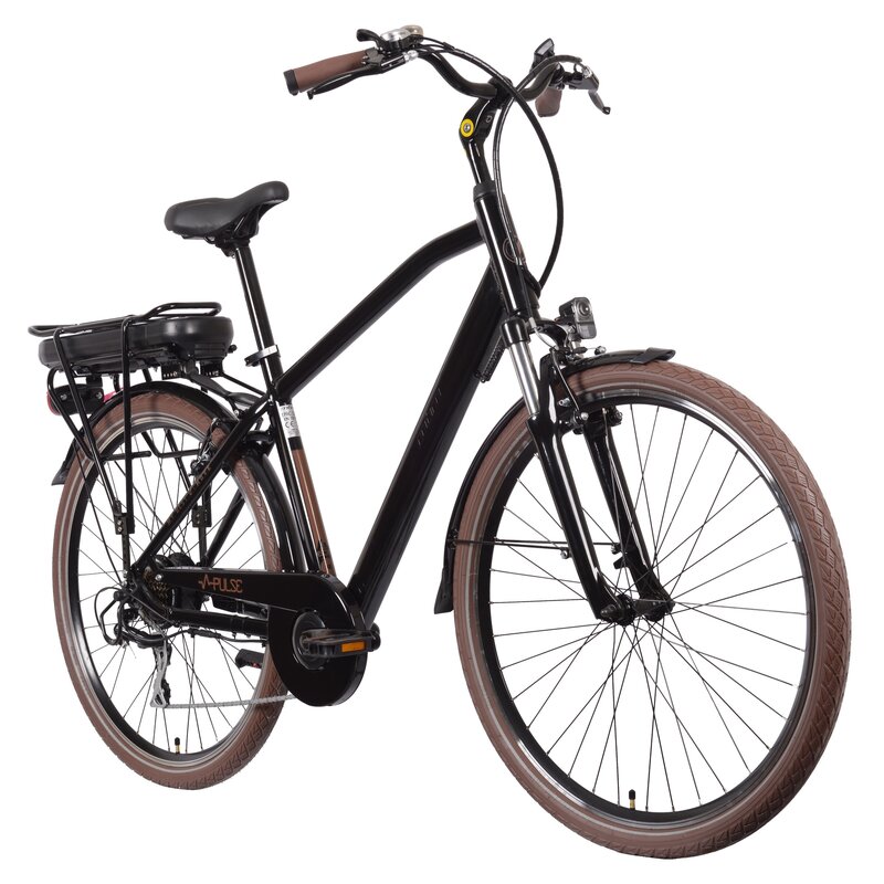 Rower elektryczny MBM E828 Pulse M21 28 cali Czarny
