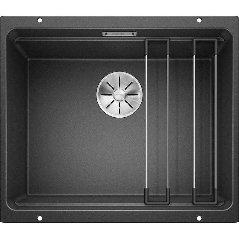 Zlewozmywak jednokomorowy BLANCO Etagon 500-U 525887 Czarny 46x53