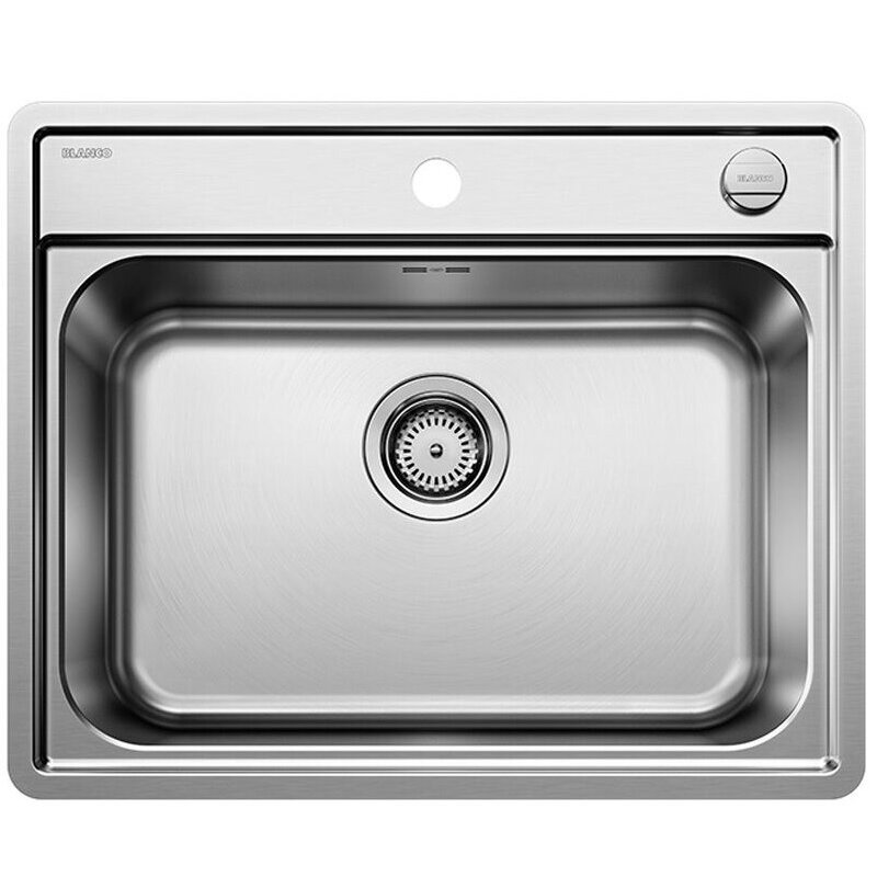 Zlewozmywak jednokomorowy BLANCO Lemis 6-IF 525109 Stal szczotkowana 50x61.5