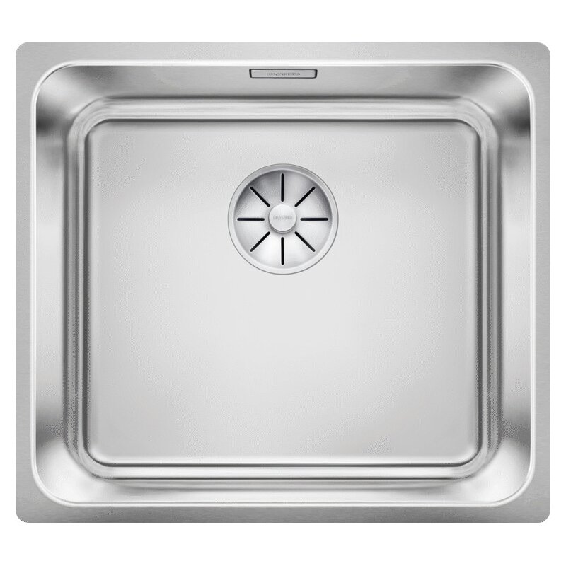 Zlewozmywak jednokomorowy BLANCO Solis 450-U 526120 Stal szczotkowana 44 x 49