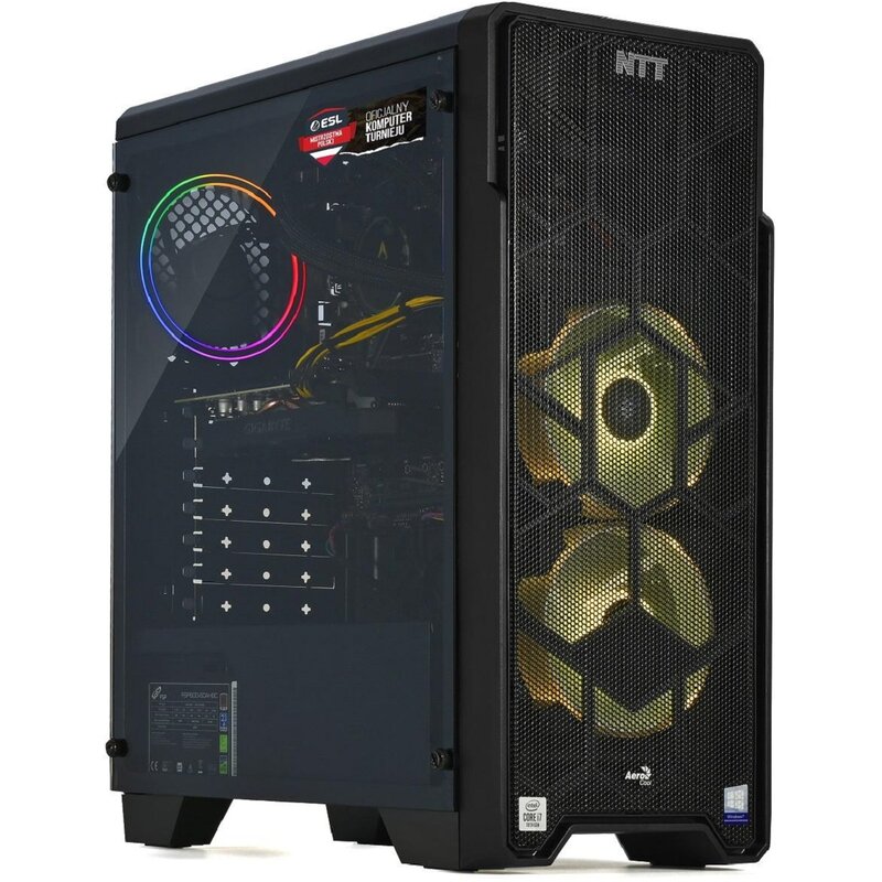 Komputer NTT Game B460I7 ESL i7-10700KF 16GB RAM 512GB SSD GeForce RTX3060 Windows 10 Home