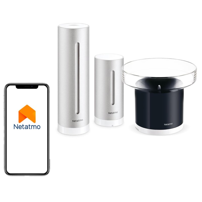 Zestaw NETATMO NBU-NWS-NRG Inteligentna Stacja Pogodowa + Deszczomierz