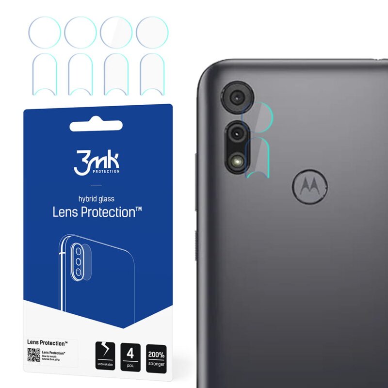 Szkło hybrydowe 3MK Lens Protection do Motorola Moto E6i