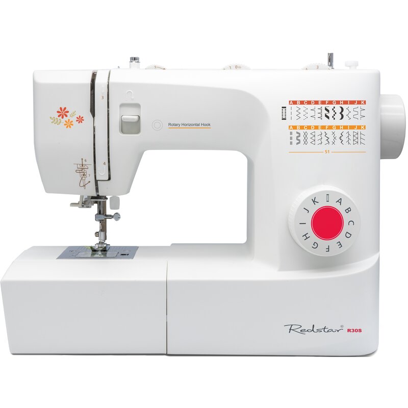 Maszyna do szycia domowa mechaniczna mocna 23 ściegi Redstar R30S + STOLIK