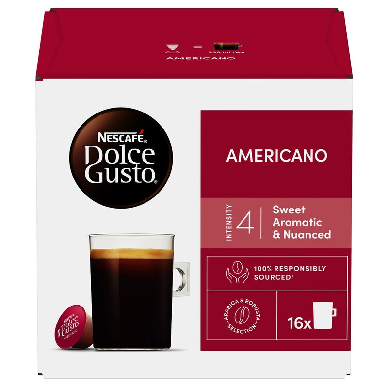 Kapsułki NESCAFE Grande Americano do ekspresu Nescafe Dolce Gusto