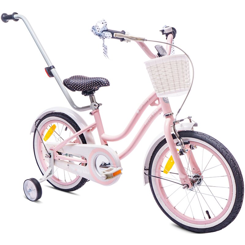 Rower dziecięcy SUN BABY Heart Bike 16 cali dla dziewczynki Różowy 2022