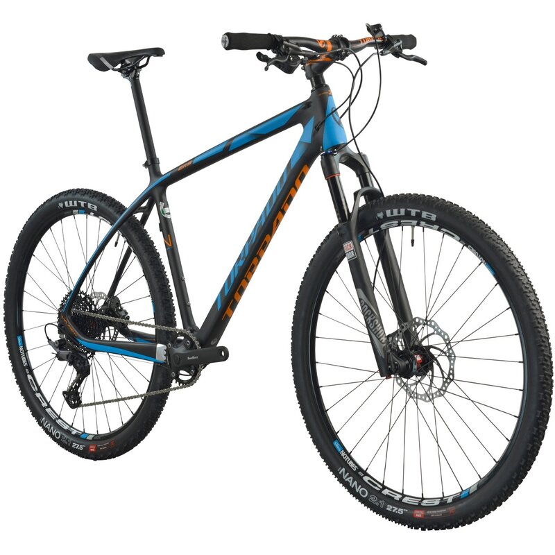 Rower górski MTB TORPADO Nearco N M15 27.5 cala Sunrace męski Czarno-niebieski