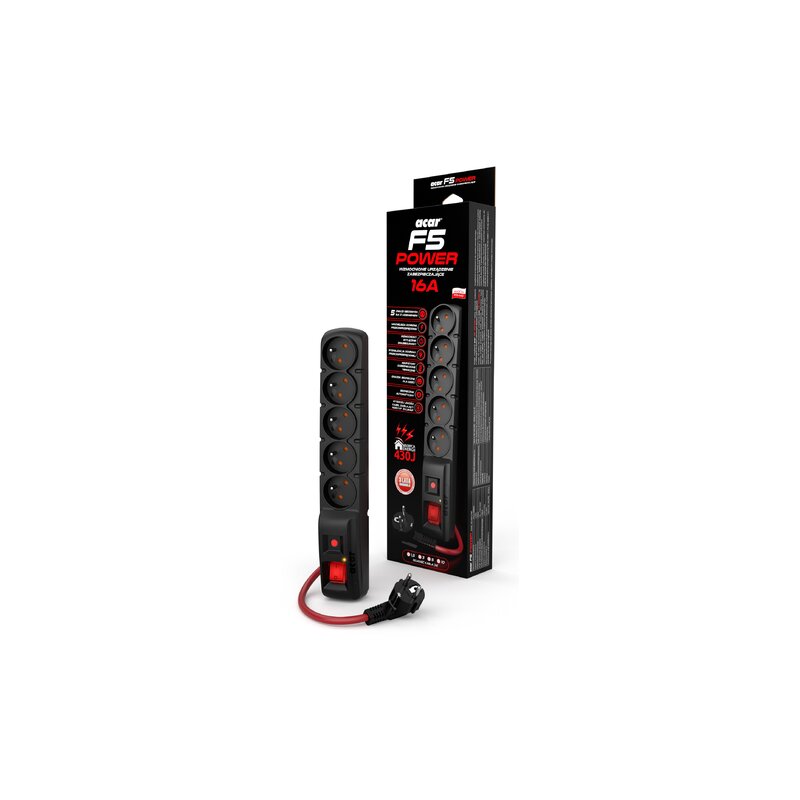 Listwa ACAR F5 Power W2290 (3 m) Czarny