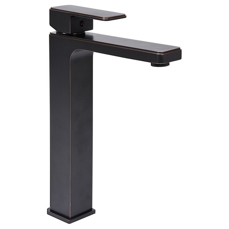 Bateria umywalkowa FALA Retro Black 3 75815 Czarny