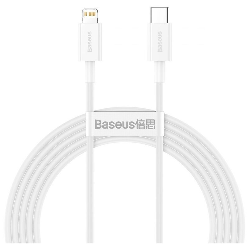 Kabel USB-C - Lightning BASEUS Superior Series CATLYS-C02 2 m Biały
