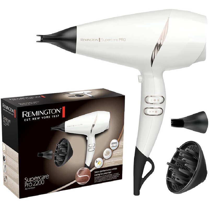 Suszarka REMINGTON SuperCare Pro AC7200W Biały 2200W