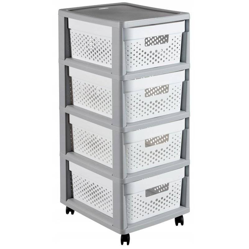 Regał CURVER Infinity 239845 Szaro-biały