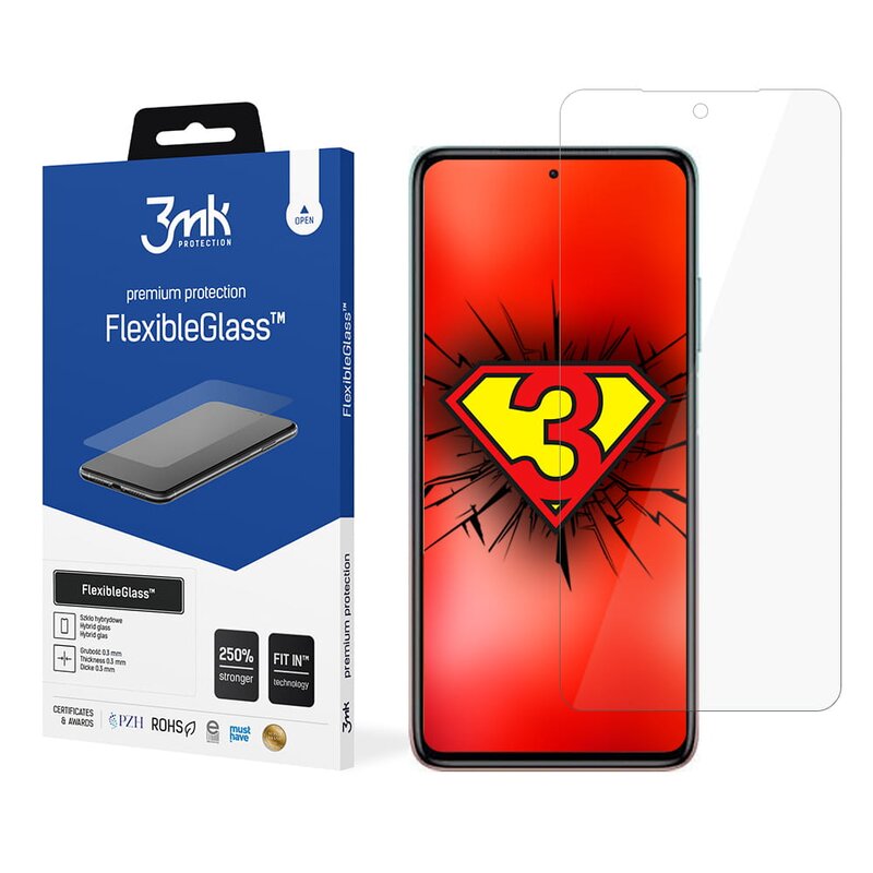 Szkło hybrydowe 3MK FlexibleGlass do Xiaomi Redmi Note 9 5G