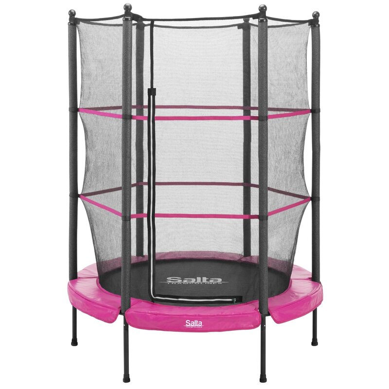 Salta Trampolina dziecięca -140cm różowa