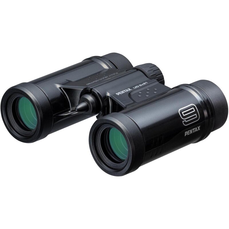 Lornetka PENTAX UD 9x21 Czarny, 9-krotne zbliżenie, kompaktowe rozmiary, pryzmat dachowy