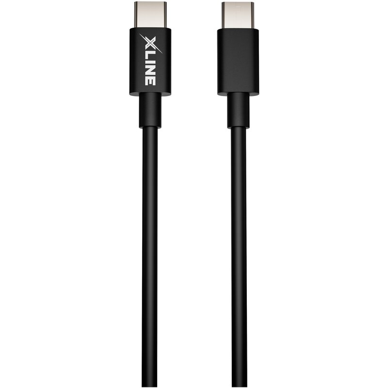 Kabel USB-C - USB-C XLINE 60W 1 m Czarny