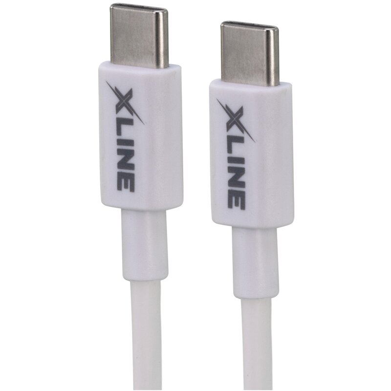 Kabel USB-C - USB-C XLINE 60W 1 m Biały
