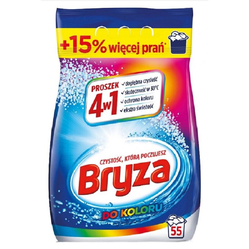 Proszek do prania BRYZA 4w1 Color 3.575 kg do kolorowych tkanin