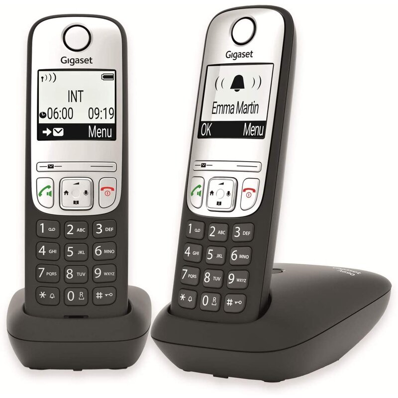 Gigaset A690 DUO Czarno-srebrny