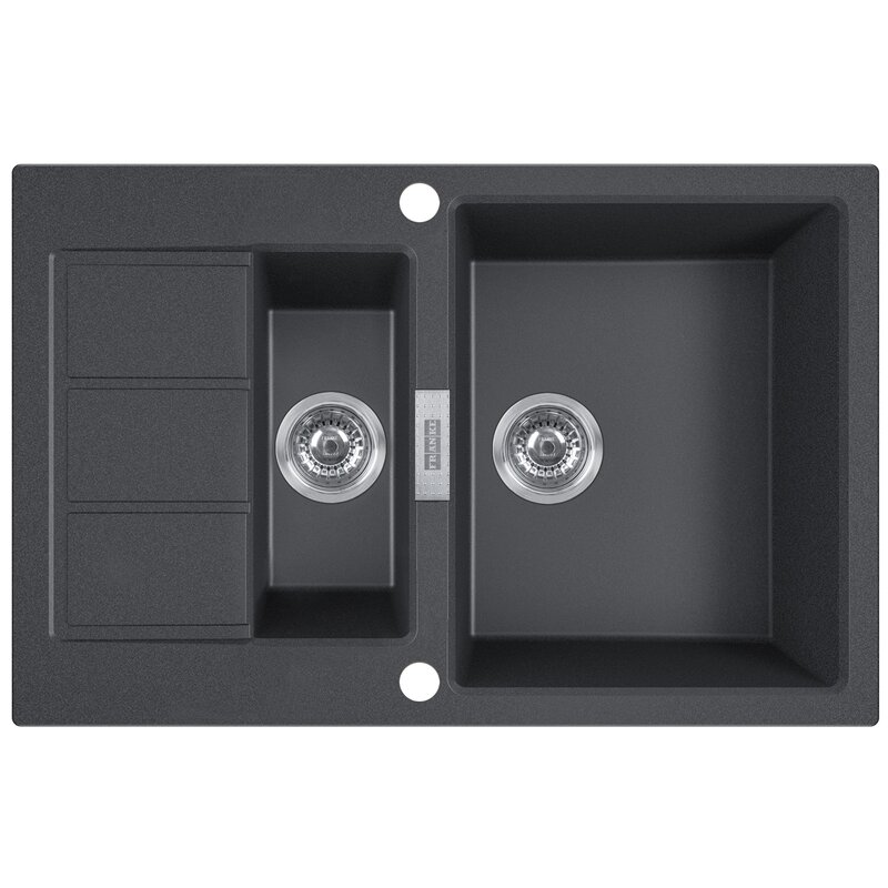 Franke Sirius 2.0 S2D 651-78 Tectonite Onyx