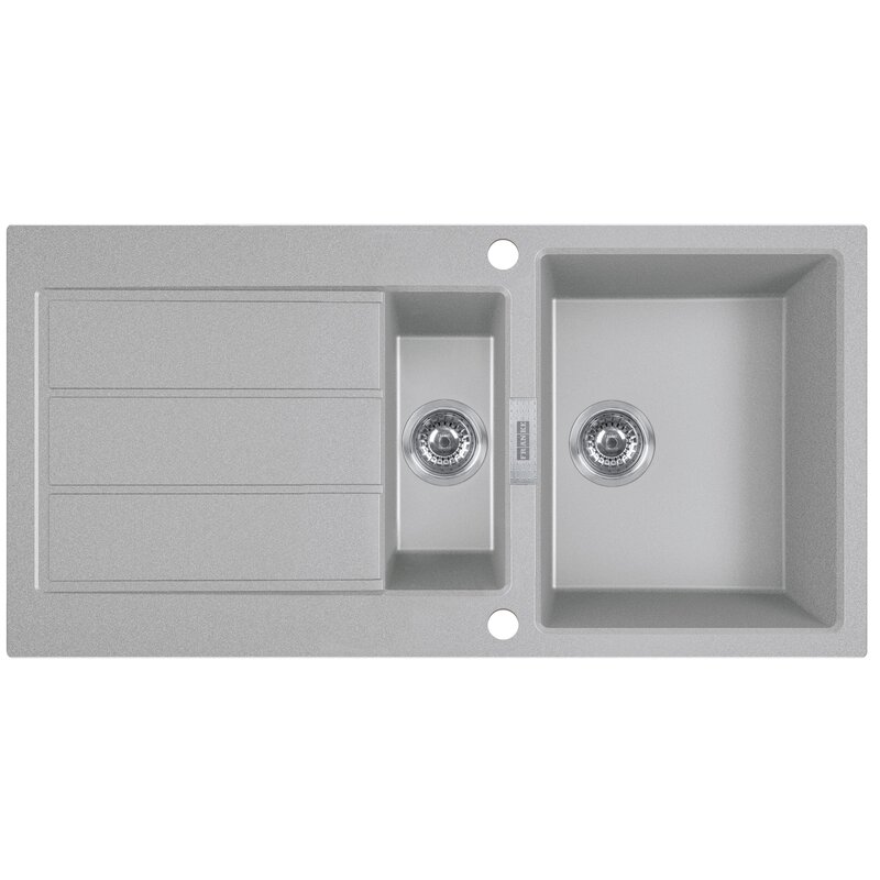 Zlewozmywak półtorakomorowy z ociekaczem FRANKE Sirius S2D 651-100 143.0618.682 Kamienny szary 50x100