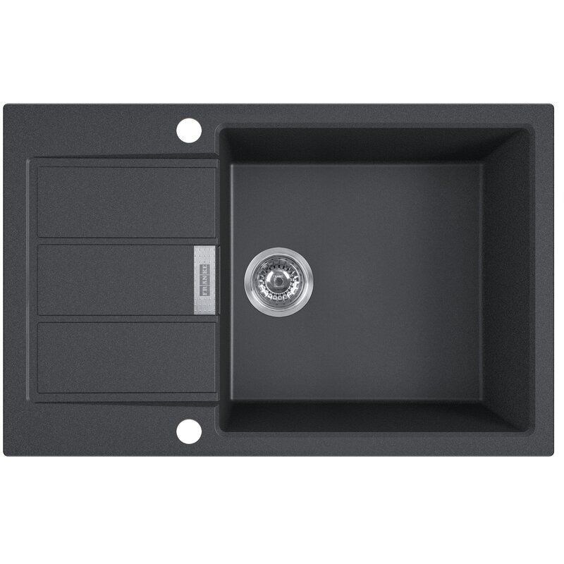 Zlewozmywak jednokomorowy z ociekaczem FRANKE Sirius 2.0 S2D 611-78 XL 143.0618.577 Onyx 50x78