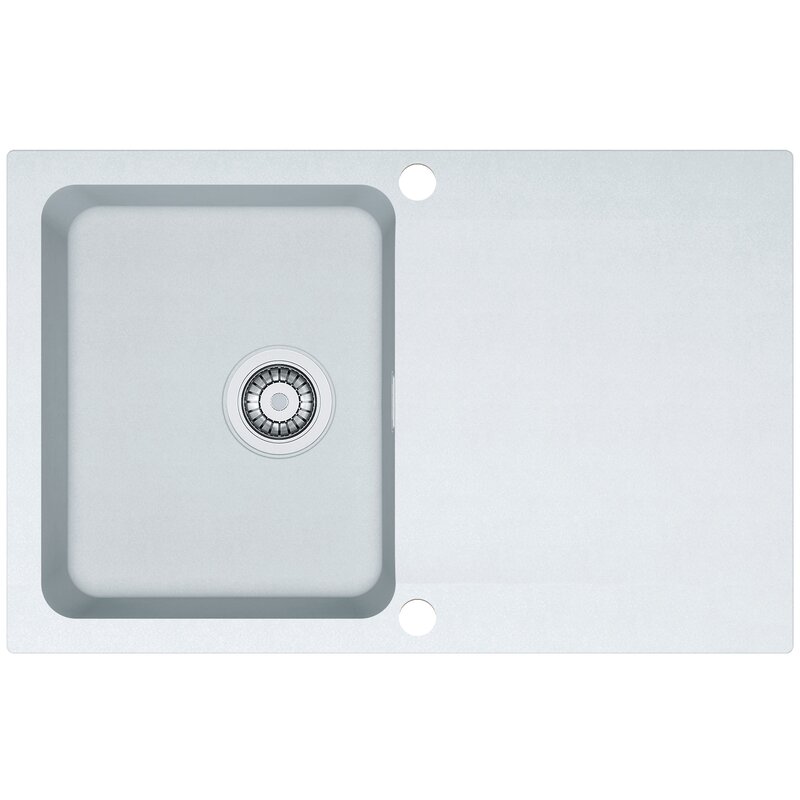 Zlewozmywak jednokomorowy z ociekaczem FRANKE Orion OID 611-78 114.0286.449 Biały polarny 50x78