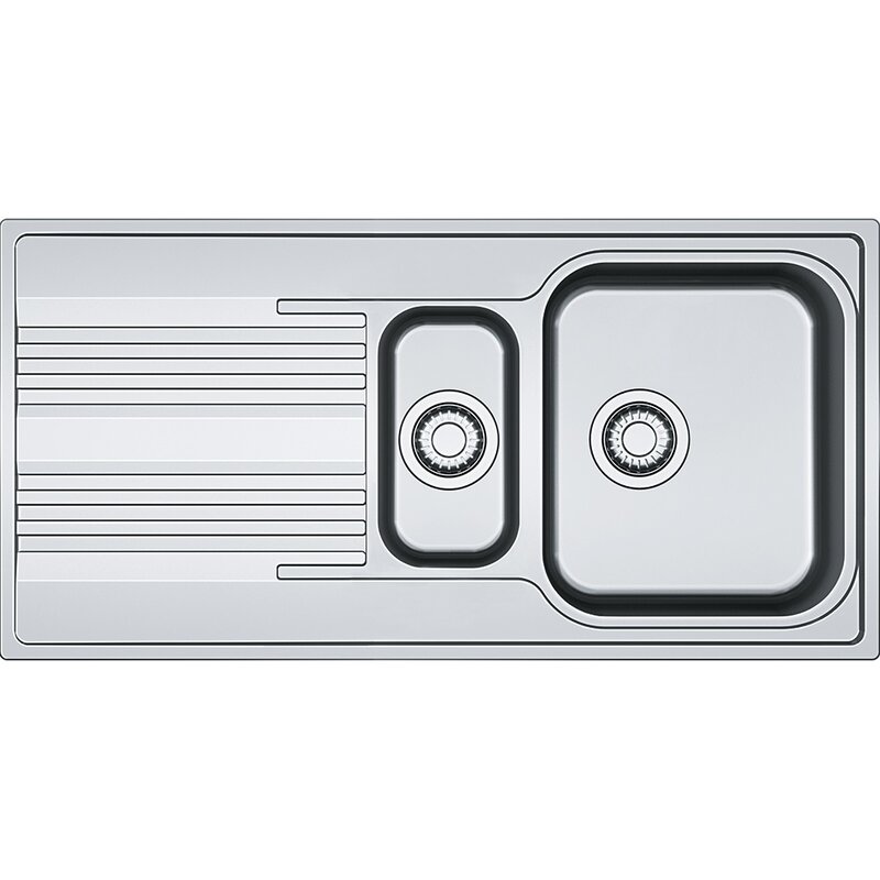 Zlewozmywak półtorakomorowy z ociekaczem FRANKE Smart SRL 651-100 101.0368.326 Len 50x100