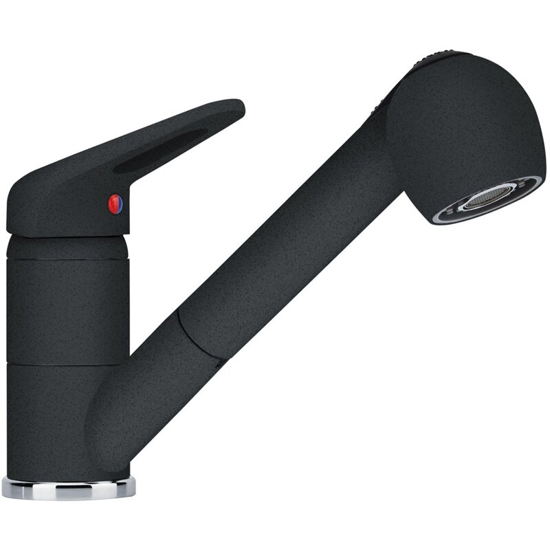 Bateria kuchenna stojąca FRANKE Prince II Pull-Out spray z wyciąganą wylewką Onyx 115.0470.675