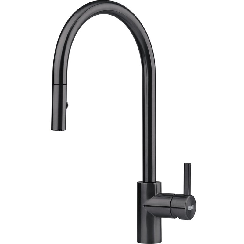 Franke Eos Pull-Out Czarny Stal szlachetna