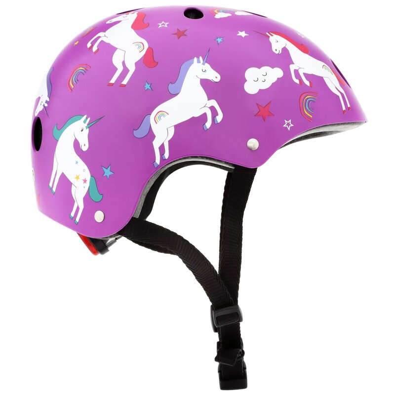 Kask HORNIT Unicorn Fioletowy dla Dzieci (rozmiar M)