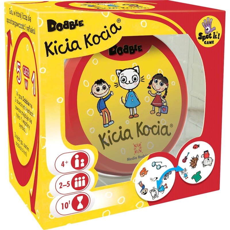 Gra karciana REBEL Dobble Kicia Kocia 2000502