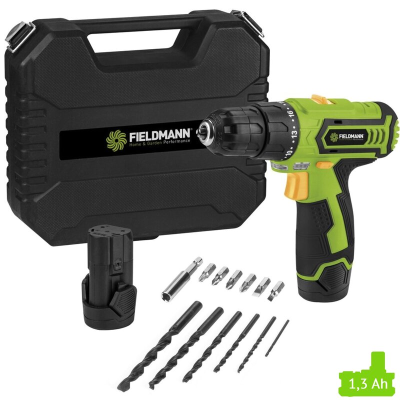 Wiertarko-wkrętarka FIELDMANN FDV 10252-A zestaw akumulatorów