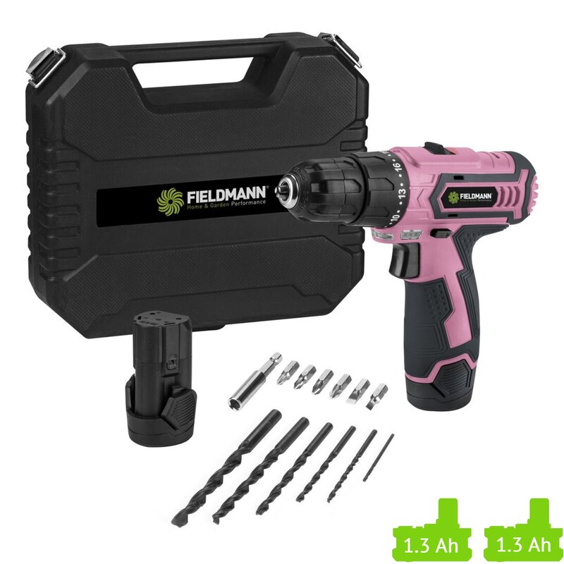 Wiertarko-wkrętarka FIELDMANN FDV 10253-A zestaw akumulatorów