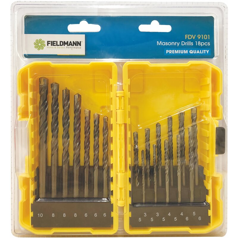 Zestaw wierteł FIELDMANN FDV 9101 (18 szt.)