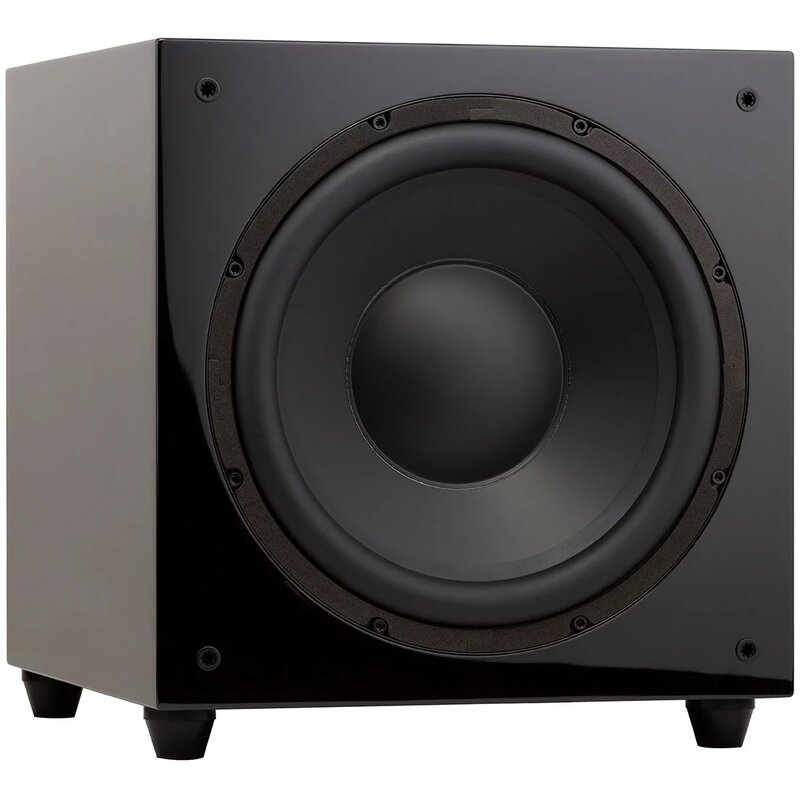Subwoofer WILSON SUB-12 HGL Czarny Połysk, Aktywny, 250W, Typ Bass Reflex, 12" Przetwornik na froncie, Stopki antywibracyjne