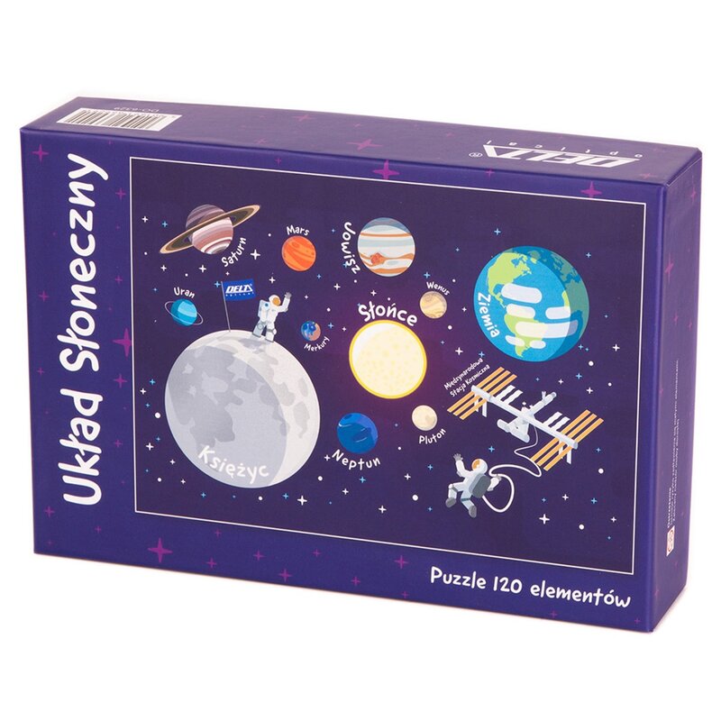 Puzzle DELTA OPTICAL Układ Słoneczny DO-6329 (120 elementów)