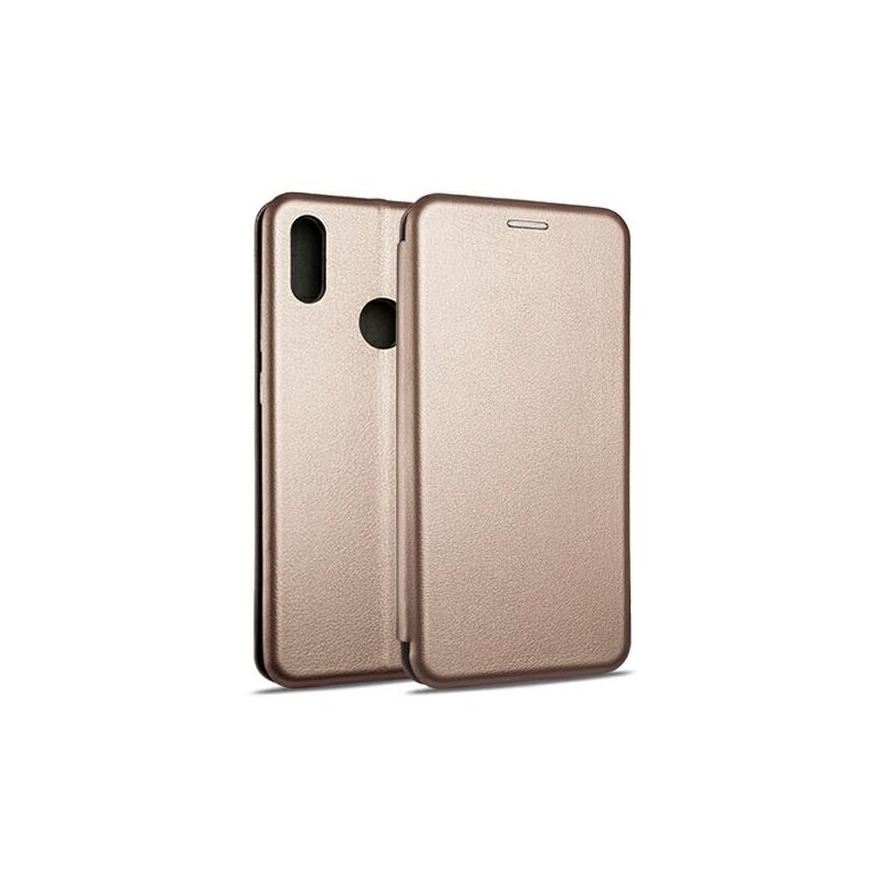 Etui BOOK MAGNETIC do Realme 7 Pro Różowo-złoty
