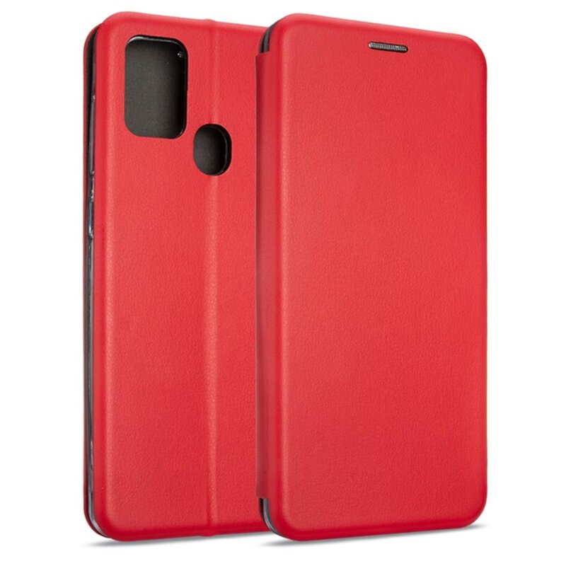 Etui BOOK MAGNETIC do Samsung Galaxy A21s Czerwony