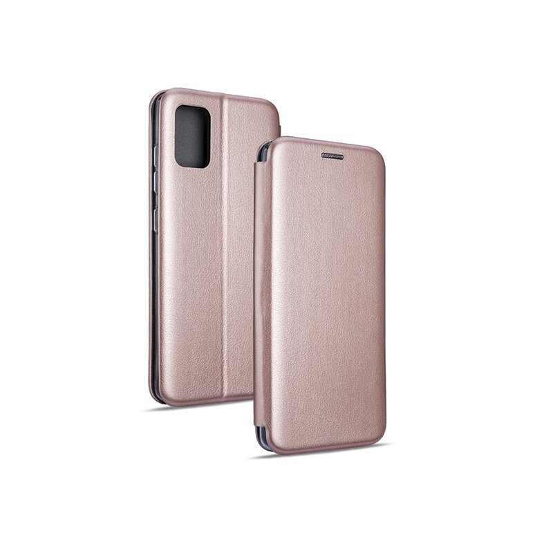Etui BOOK MAGNETIC do Samsung Galaxy M51 Różowo-złoty