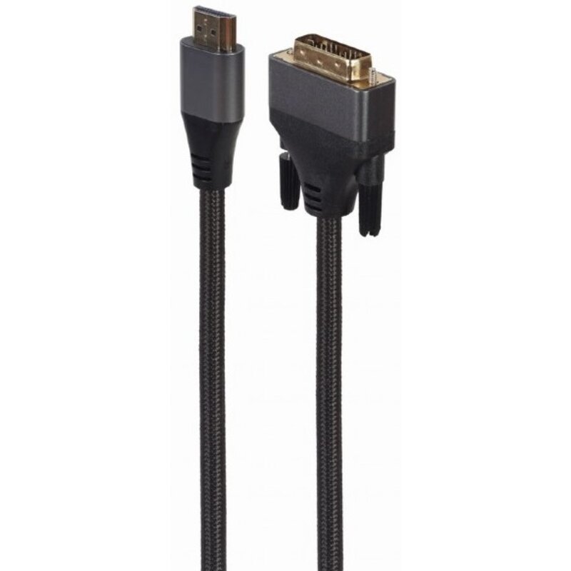 Gembird Kabel HDMI do DVI w oplocie 1.8m pozłacane końcówki