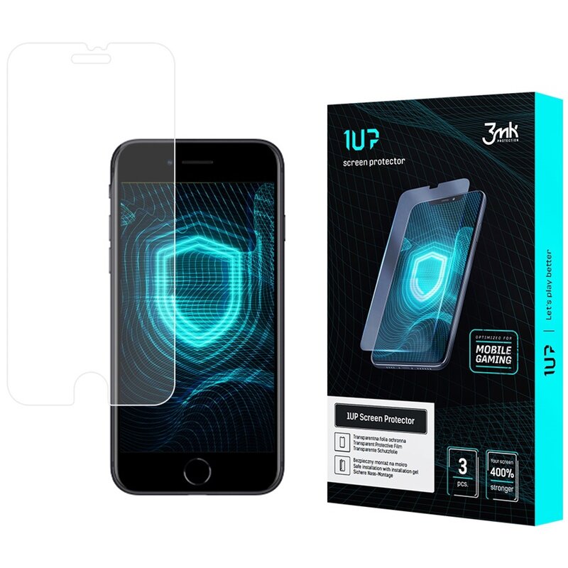 Folia ochronna 1UP Screen Protector do Apple iPhone 7/8/SE 2020/SE 2022 (3 szt.)