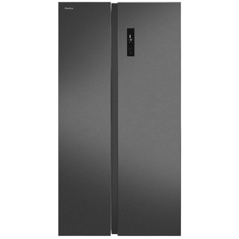 Amica FY5119.3DFBX Pełny No Frost 177cm Komora świeżości Czarny Inox