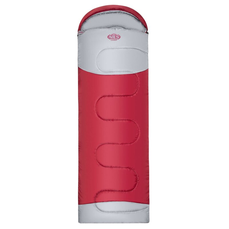 Śpiwór NILS CAMP NC2008 Bordowo-szary